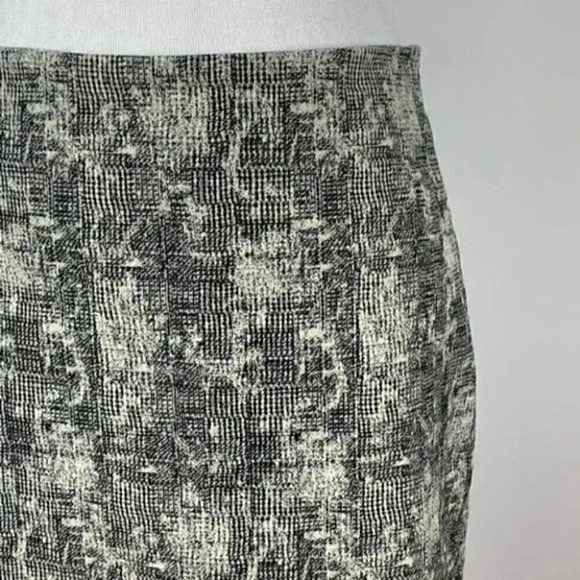 MM Lafleur noho crackle pencil skirt 2 black cream - Picture 6 of 8